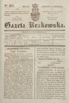 Gazeta Krakowska. 1835, nr 271