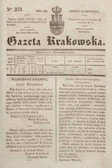 Gazeta Krakowska. 1835, nr 273