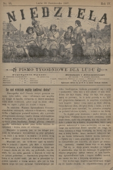 Niedziela : pismo tygodniowe dla ludu. 1887, nr 44