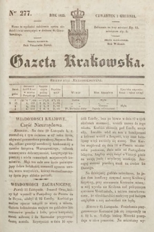 Gazeta Krakowska. 1835, nr 277