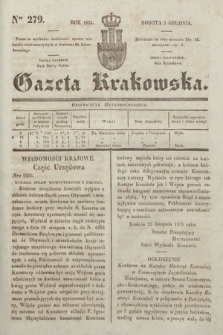 Gazeta Krakowska. 1835, nr 279