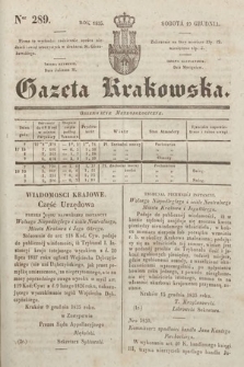 Gazeta Krakowska. 1835, nr 289