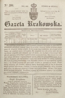 Gazeta Krakowska. 1835, nr 291