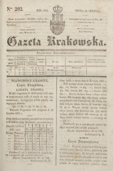 Gazeta Krakowska. 1835, nr 292