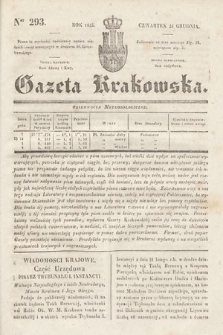 Gazeta Krakowska. 1835, nr 293