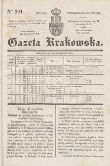 Gazeta Krakowska. 1835, nr 294