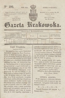 Gazeta Krakowska. 1835, nr 296