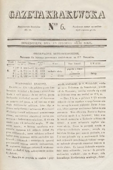 Gazeta Krakowska. 1831, nr 6