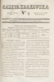 Gazeta Krakowska. 1831, nr 9