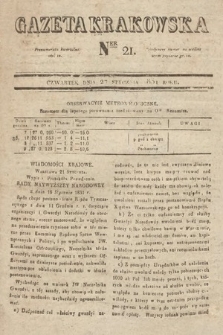 Gazeta Krakowska. 1831, nr 21