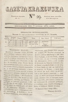 Gazeta Krakowska. 1831, nr 29