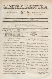 Gazeta Krakowska. 1831, nr 37