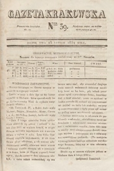 Gazeta Krakowska. 1831, nr 39