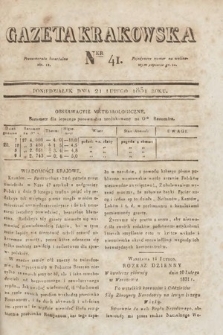 Gazeta Krakowska. 1831, nr 41