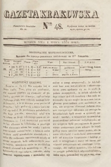 Gazeta Krakowska. 1831, nr 48