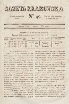 Gazeta Krakowska. 1831, nr 49