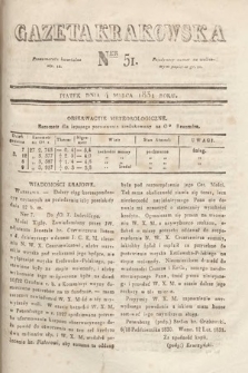 Gazeta Krakowska. 1831, nr 51