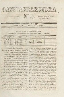 Gazeta Krakowska. 1831, nr 57