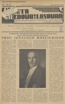 Gazeta Giełdowa i Losowań : tygodnik finansowo-giełdowy i gospodarczy. 1934, nr 51-52