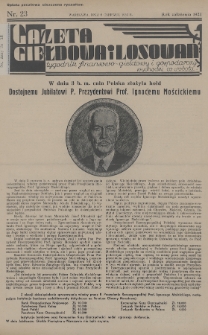 Gazeta Giełdowa i Losowań : tygodnik finansowo-giełdowy i gospodarczy. 1936, nr 23