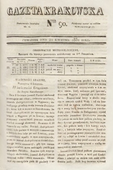 Gazeta Krakowska. 1831, nr 90