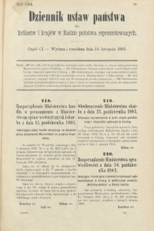 Dziennik Ustaw Państwa dla Królestw i Krajów w Radzie Państwa Reprezentowanych. 1903, cz. 101