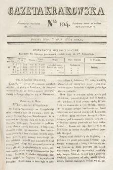 Gazeta Krakowska. 1831, nr 104