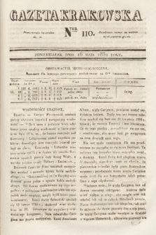 Gazeta Krakowska. 1831, nr 110