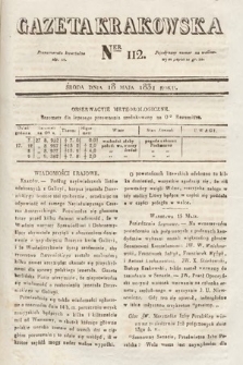 Gazeta Krakowska. 1831, nr 112