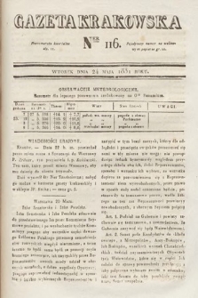 Gazeta Krakowska. 1831, nr 116