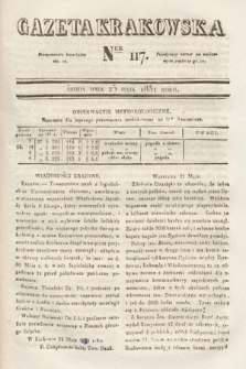 Gazeta Krakowska. 1831, nr 117