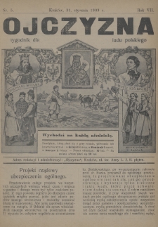 Ojczyzna : tygodnik dla ludu polskiego. 1909, nr 5