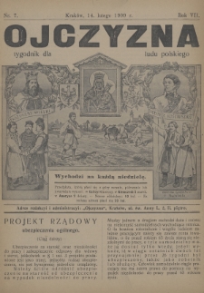 Ojczyzna : tygodnik dla ludu polskiego. 1909, nr 7