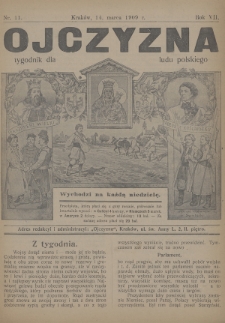 Ojczyzna : tygodnik dla ludu polskiego. 1909, nr 11