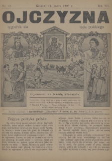 Ojczyzna : tygodnik dla ludu polskiego. 1909, nr 12