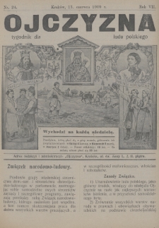 Ojczyzna : tygodnik dla ludu polskiego. 1909, nr 24