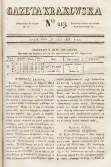 Gazeta Krakowska. 1831, nr 119