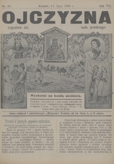 Ojczyzna : tygodnik dla ludu polskiego. 1909, nr 28