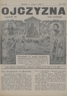 Ojczyzna : tygodnik dla ludu polskiego. 1909, nr 31