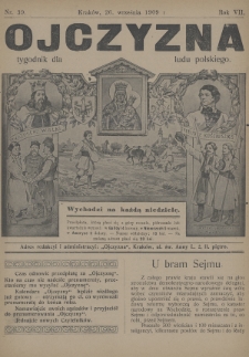 Ojczyzna : tygodnik dla ludu polskiego. 1909, nr 39