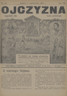 Ojczyzna : tygodnik dla ludu polskiego. 1909, nr 40