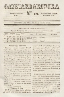 Gazeta Krakowska. 1831, nr 121