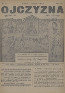 Ojczyzna : tygodnik dla ludu polskiego. 1909, nr 45