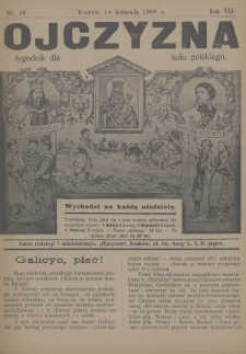 Ojczyzna : tygodnik dla ludu polskiego. 1909, nr 46
