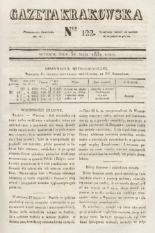 Gazeta Krakowska. 1831, nr 122