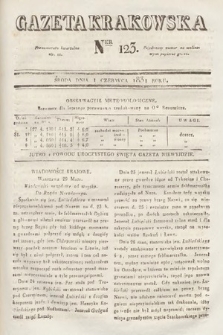 Gazeta Krakowska. 1831, nr 123