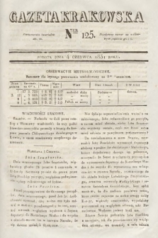 Gazeta Krakowska. 1831, nr 125