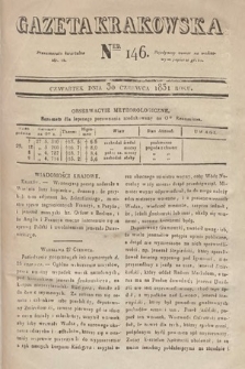 Gazeta Krakowska. 1831, nr 146