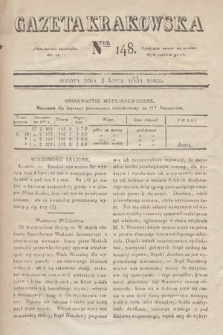 Gazeta Krakowska. 1831, nr 148