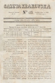 Gazeta Krakowska. 1831, nr 153